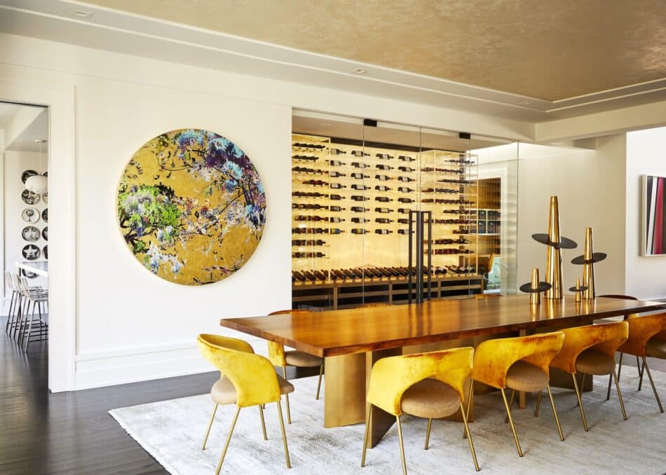 Dining room designed by Evan Edward