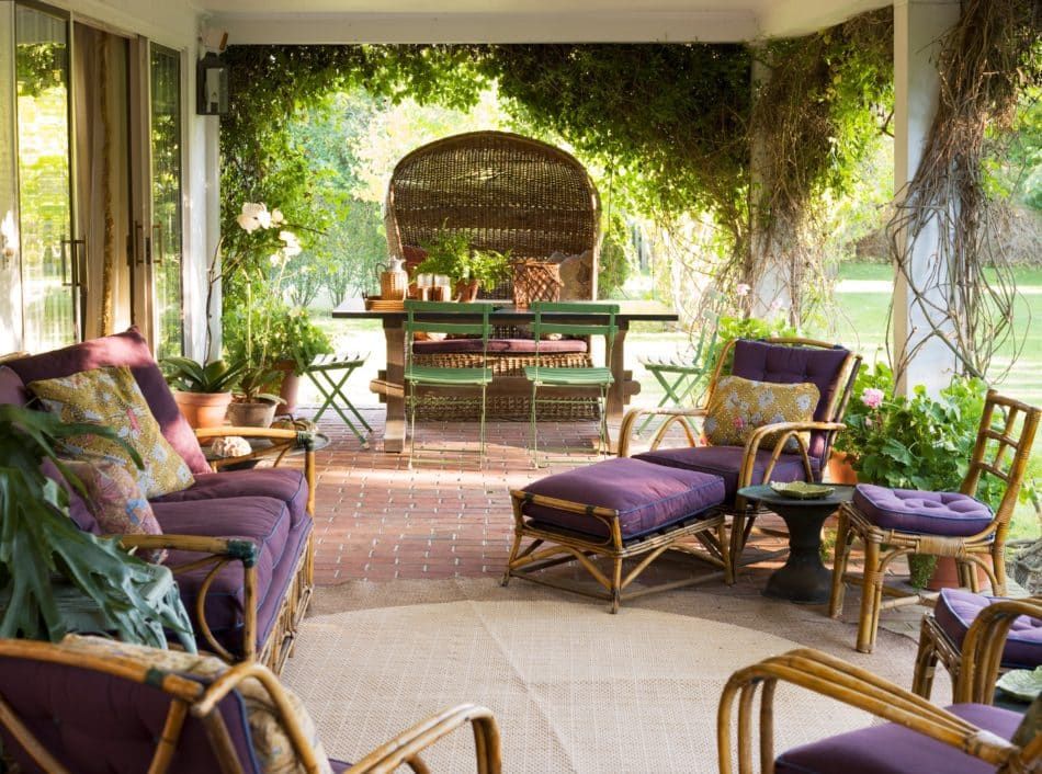 Tom Scheerer-designed patio in East Hampton