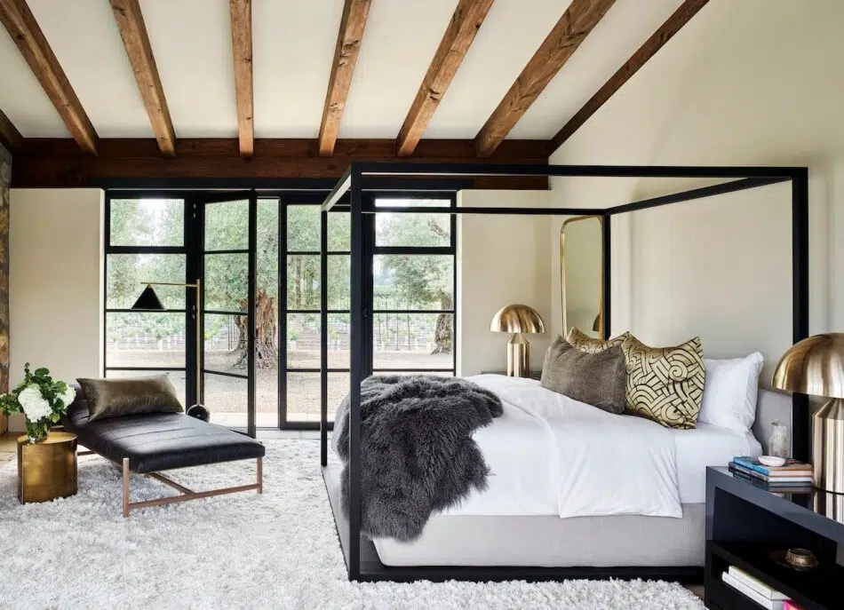 HurleyHafen bedroom in Napa Valley