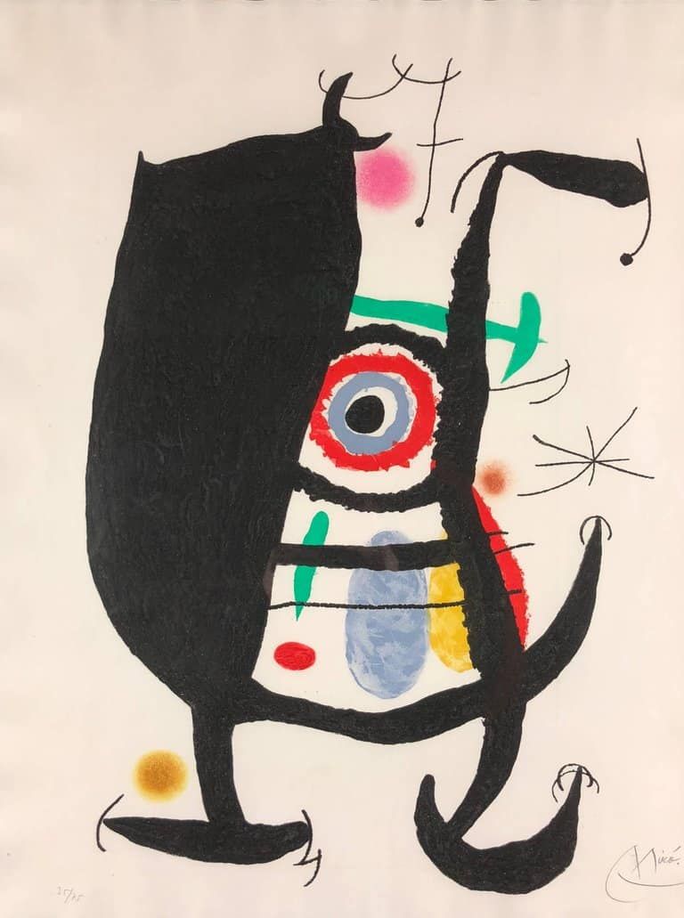 L'Inhibe, 1969, by Joan Miró