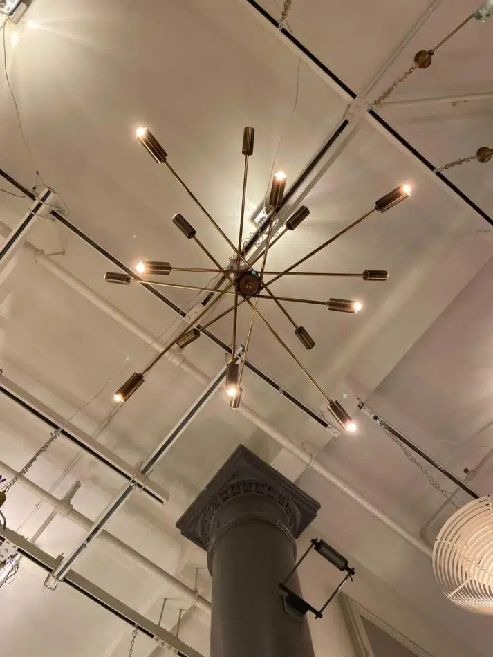 A Sputnik in Bernd Goeckler Antiques, in Manhattan.