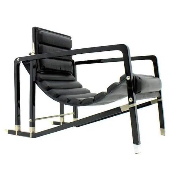 Gray's Transat lounge chair, produced by Ecart International in the 1980s. Offered by Inside-Room