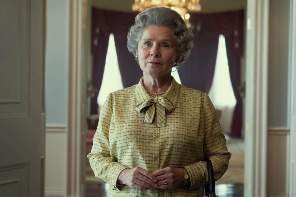 Imelda Staunton portrays Queen Elizabeth II in season 5 of The Crown