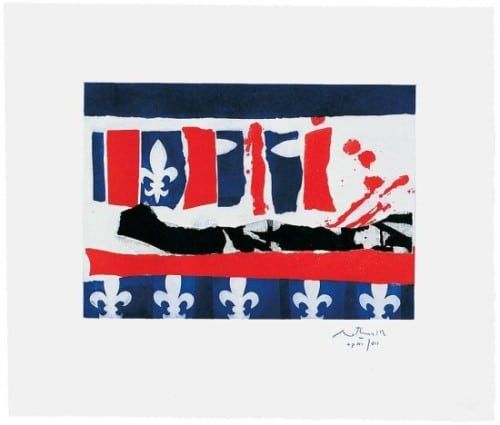 French Revolution Bicentennial Suite II, by Robert Motherwell, 1988.