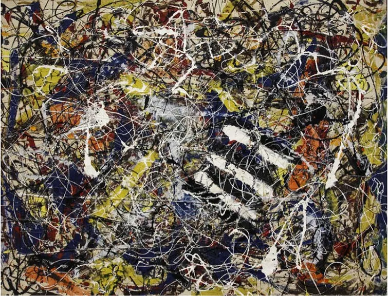 Number 17A, 1948, by Jackson Pollock