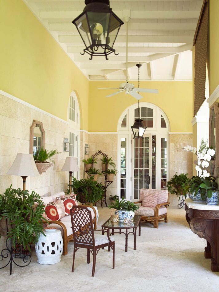 Amanda Lindroth patio in the Bahamas