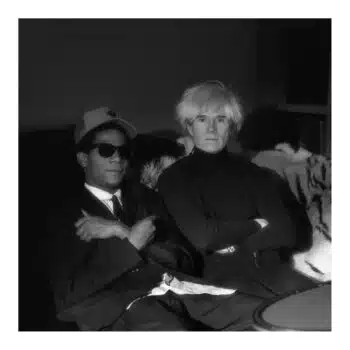 Jean-Michel Basquiat and Andy Warhol, 1985