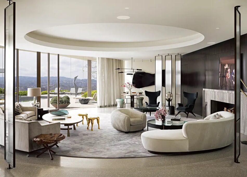 Hollywood living room designed by Jamie Bush
