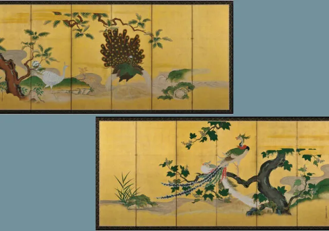 These Gold Japanese Screens Are Rich in Symbolism — and Style