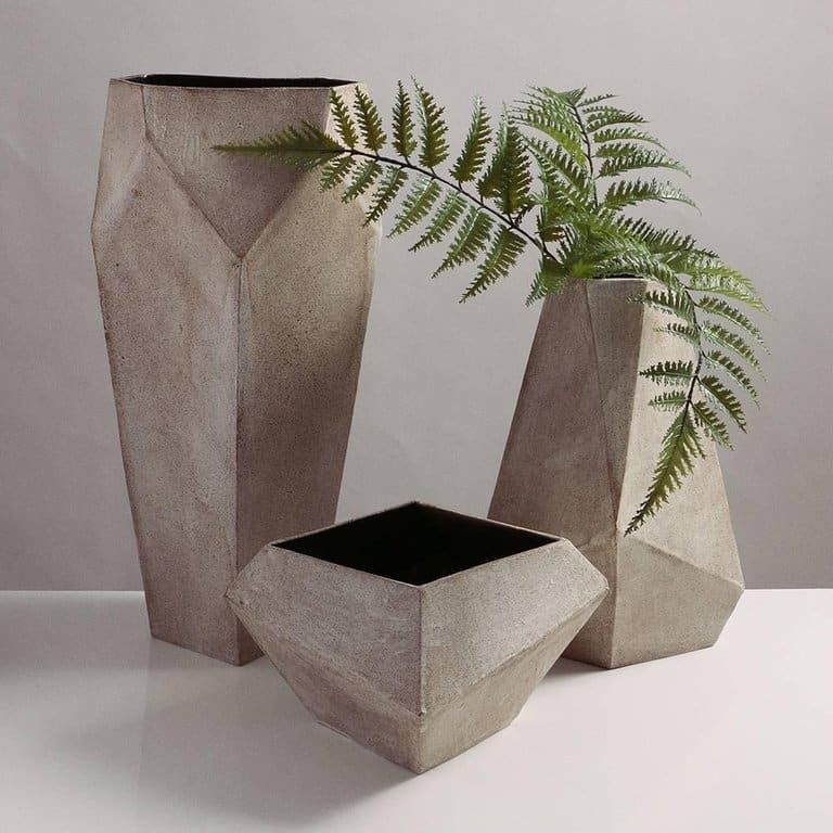 John Sheppard’s Tall Modern Geometric Monument Vase﻿