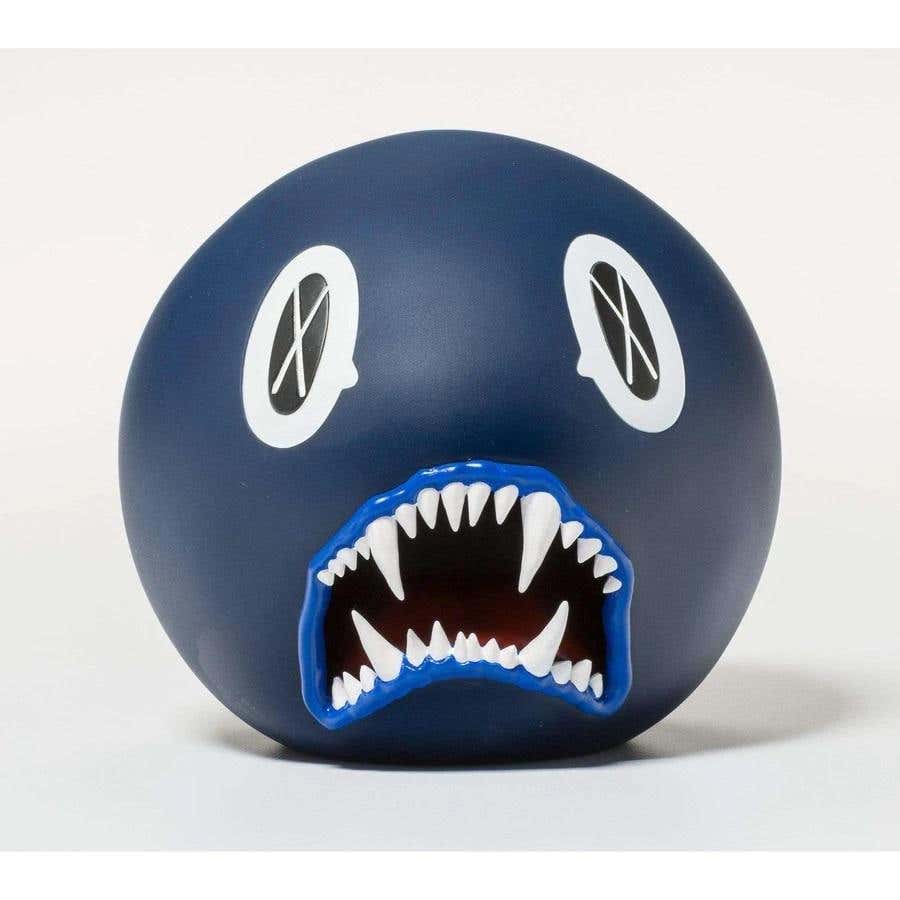 KAWS Cat Teeth Bank (Blue) 2007