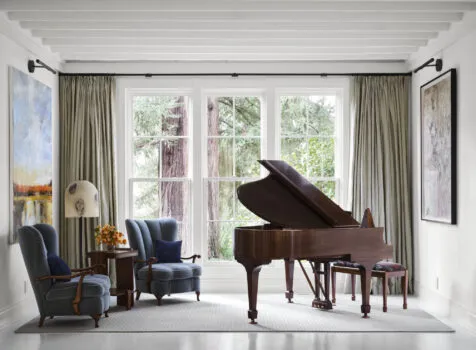 Ken Fulk Healdsburg piano room