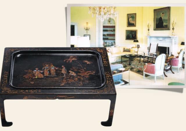 Jackie Kennedy and Sister Parish Placed This Tea Table in the White House