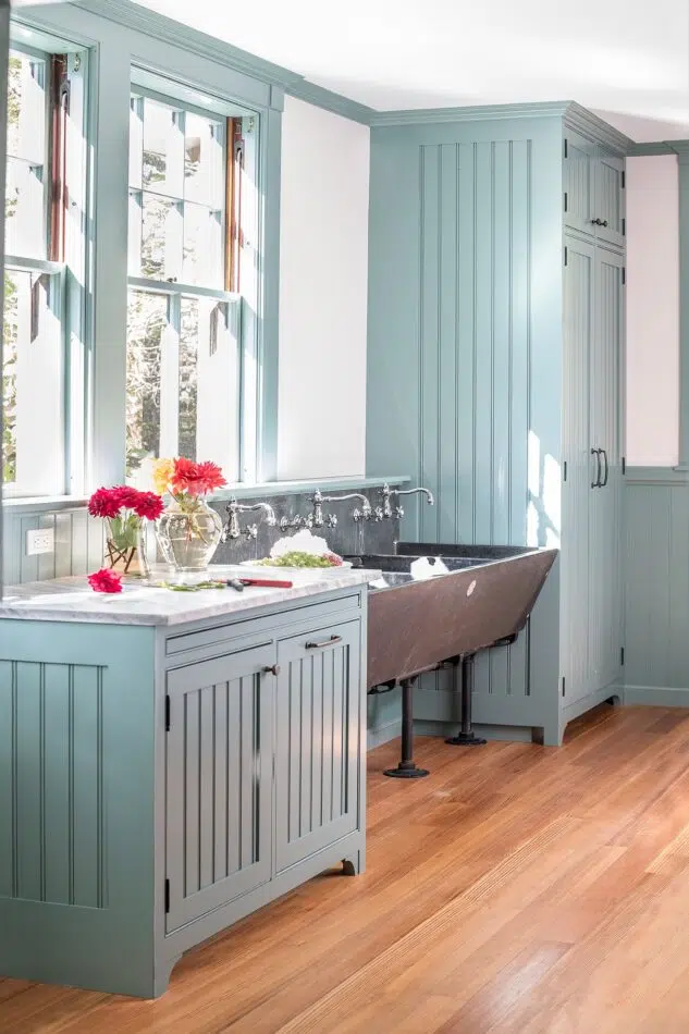 Laura Fox mudroom in Maine
