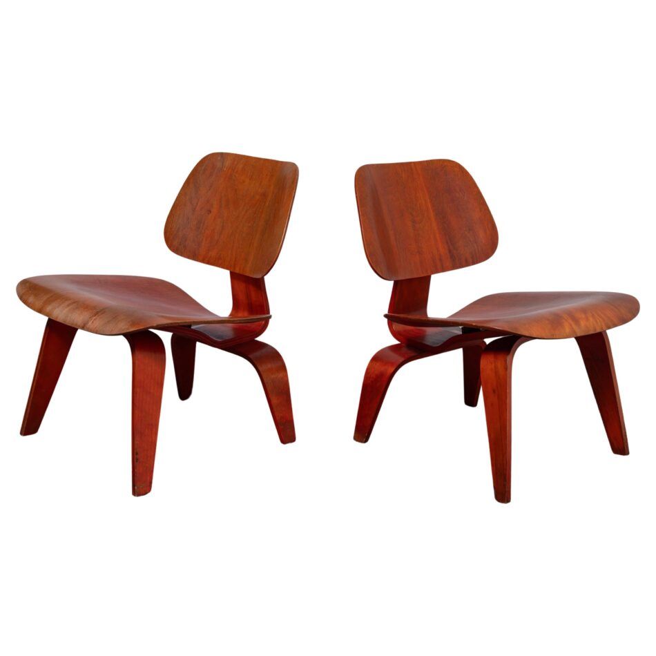 Charles and Ray Eames used experimental techniques to craft the molded-plywood LCW chair.