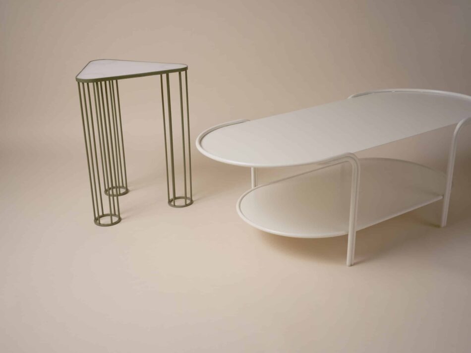 Laun Mulhy Side Table and Bancroft Coffee Table