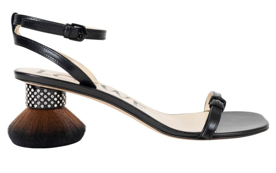 Loewe Petal Brush Sandals