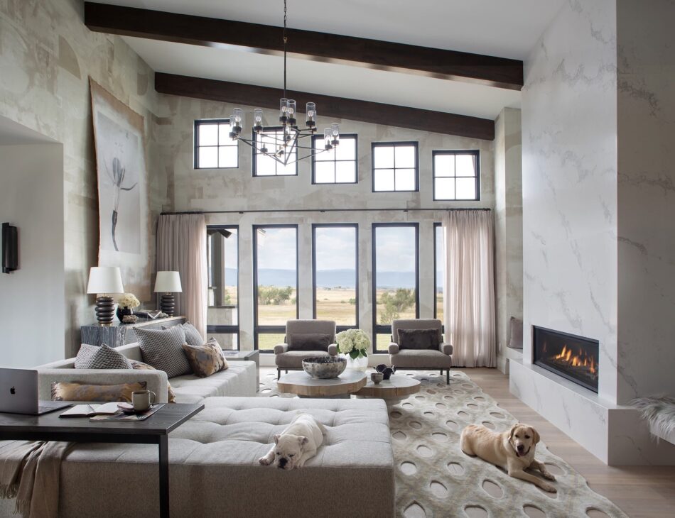 Denver living room designed by Lucinda Loya