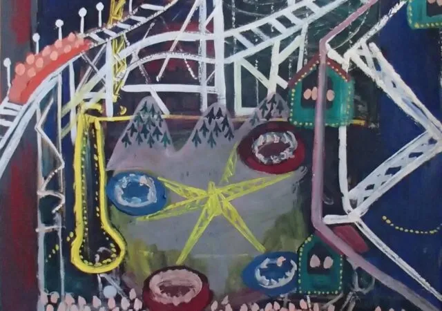 Ludwig Bemelmans Captures the Thrilling Sight of Coney Island at Night