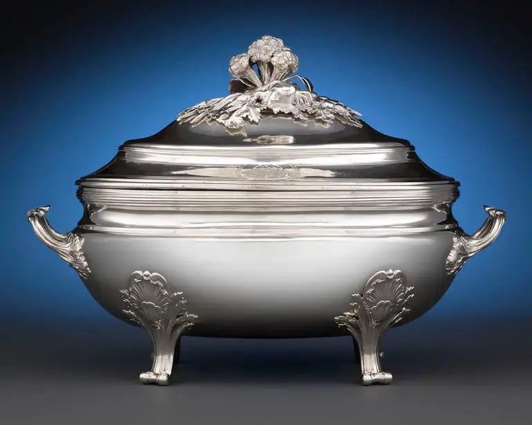 A 1784 soup tureen by French silversmith Jean-Baptiste-François Chéret