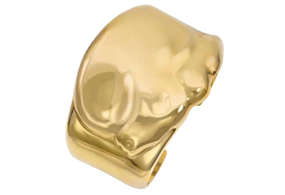 Elsa Peretti for Tiffany & Co. 18-karat gold Capricorn zodiac cuff, 1982