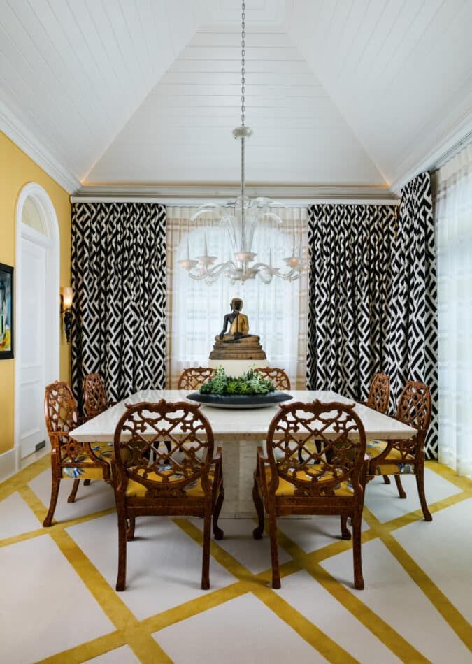 MMB Studio-designed dining room in Palm Beach, FL