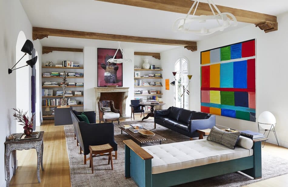 Los Angeles living room designed by Matt Blacke Inc.
