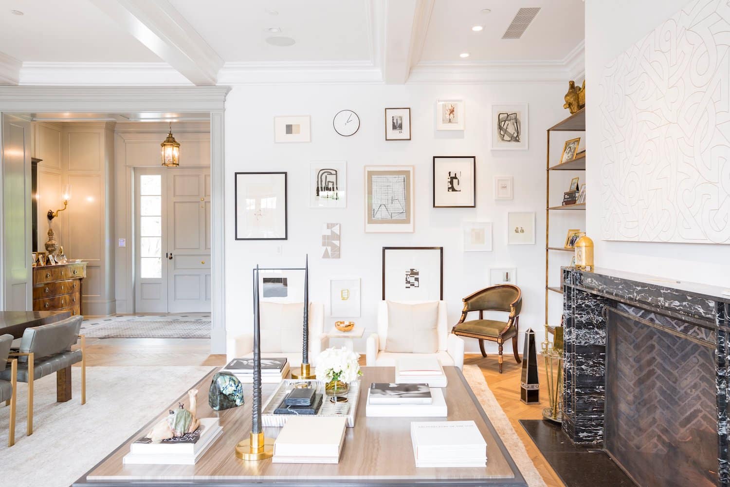 29 Creative Homes with Art Hung on Salon-Style Gallery Walls - The Study