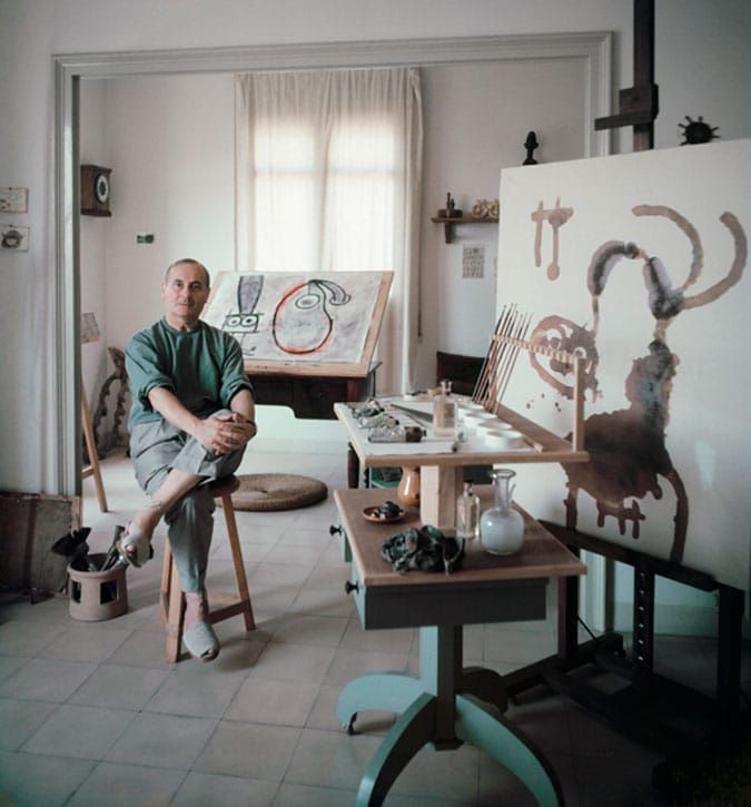 Joan Mirò in His Studio, 1955, by Mark Shaw