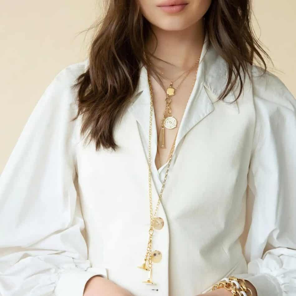 Monica Rich Kosann Design Your Own long and short charm necklaces, 2018