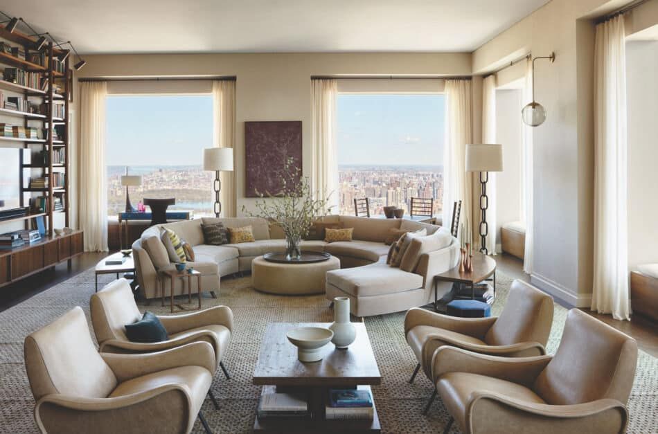 Kerry Joyce-designed living room in New York City