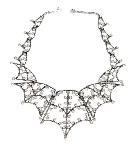spider web necklace