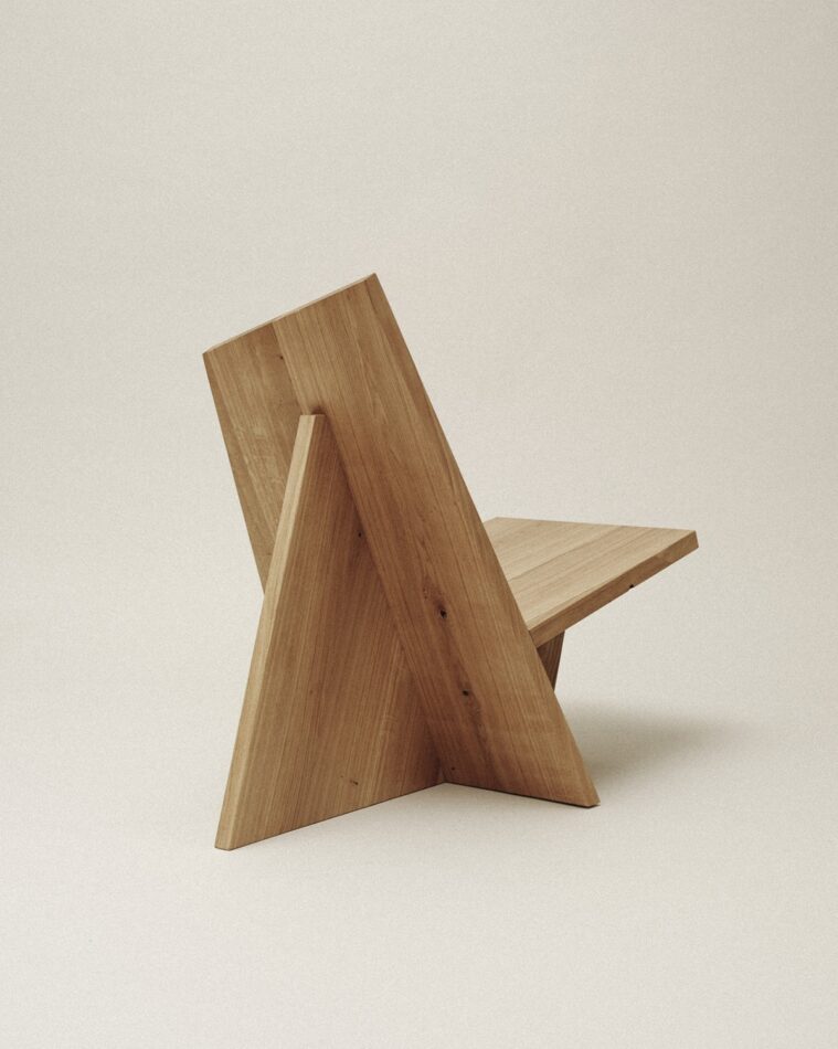 Nazara Lázaro's Crooked lounge chair.