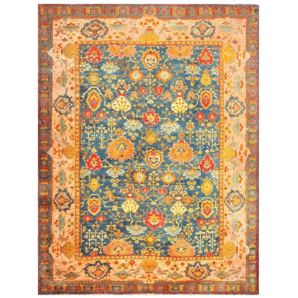 A late-19th-century Oushak rug