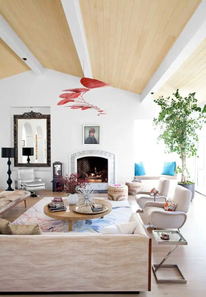 Living room designed by Nickey Kehoe