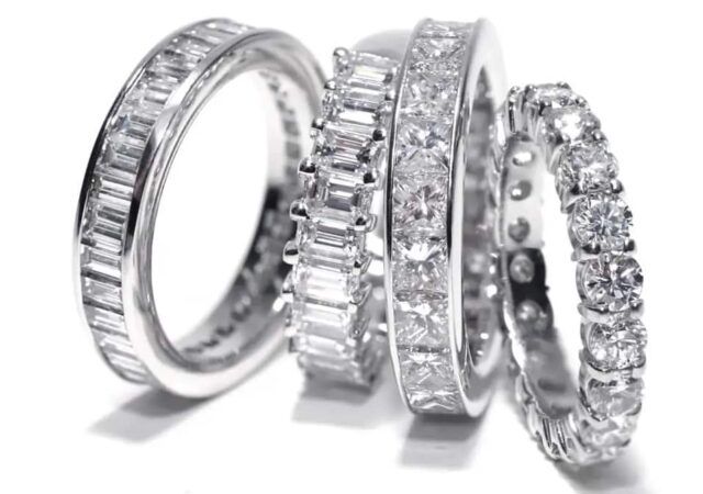 Stacked or Solo, Eternity Bands Are Forever in Style