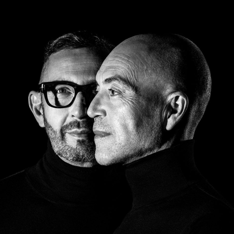 Jacques Bec and Artur Miranda of OITOEMPONTO. Portrait by Victor Hugo