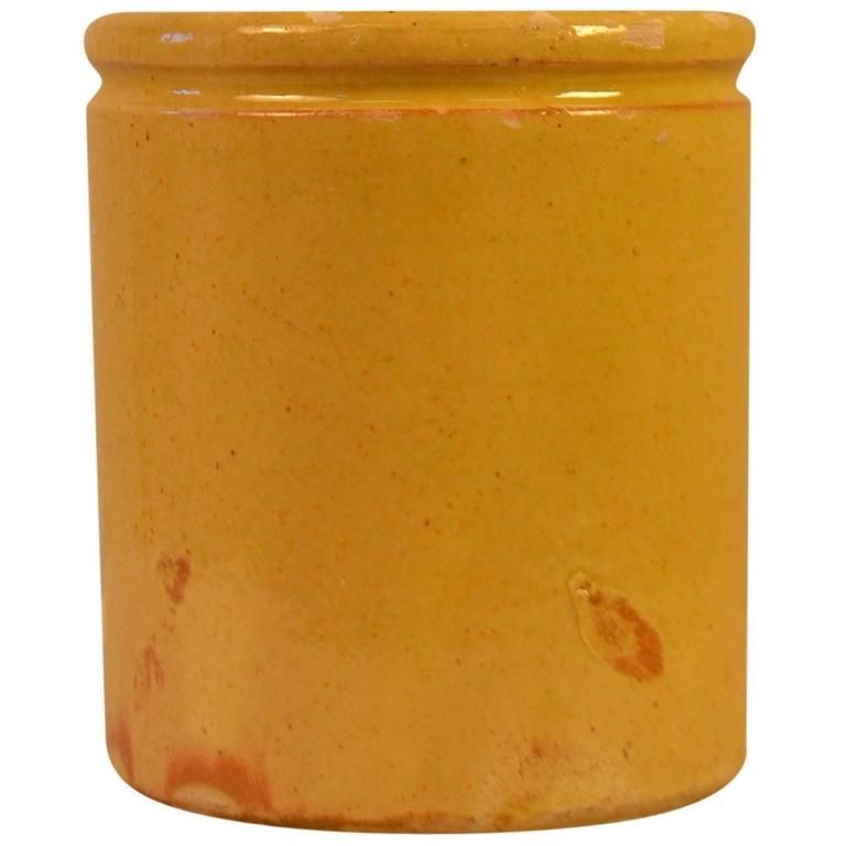 Enameled Terracotta Pot