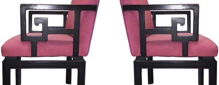 greek key chairs