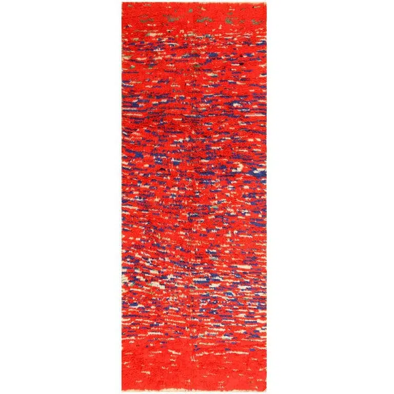Red Moroccan rug
