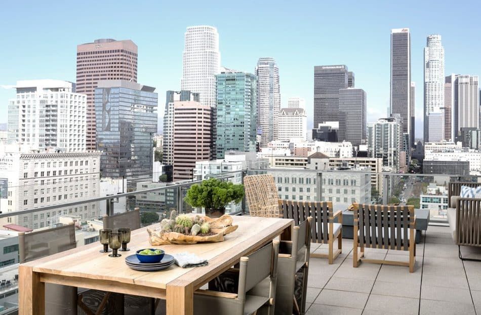 LA loft patio by Jeff Andrews