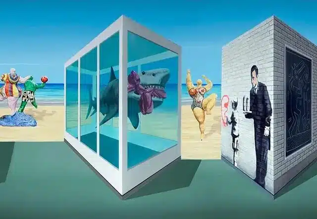 Patrick Hughes’s 3D Painting Takes Us on a Magical Journey through Pop Art History