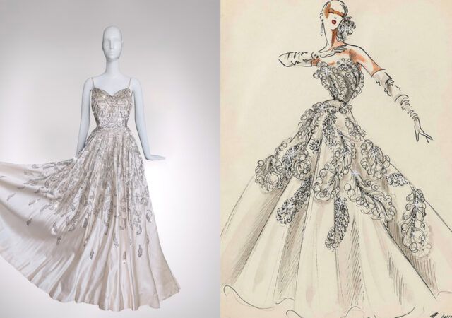 This 1950s Pierre Balmain Gown Is an Haute Couture Gem