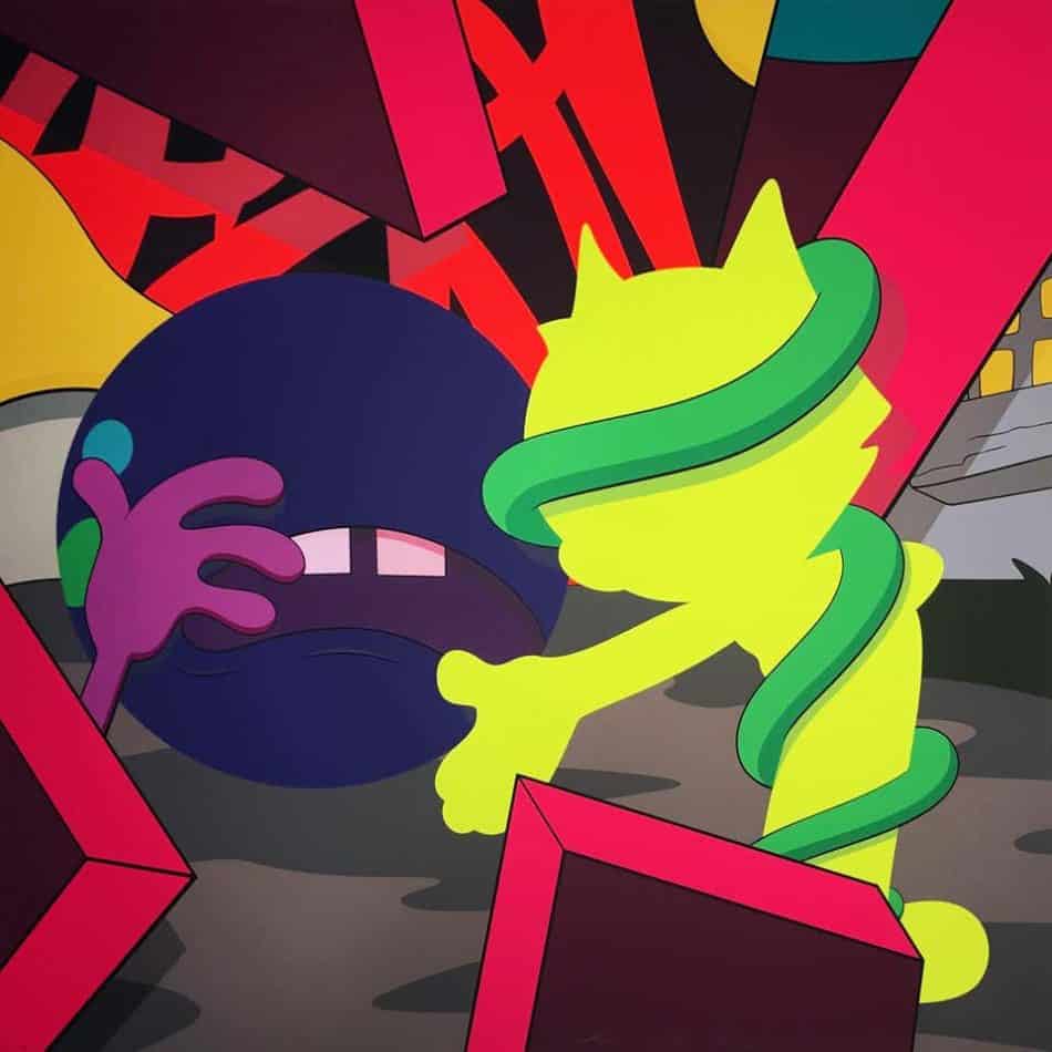 KAWS, Presenting the Past, 2014, offered by Hamilton-Selway Fine Art
