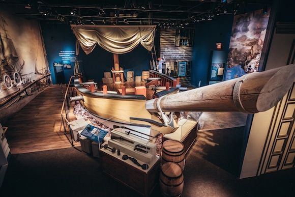 A Revolutionary War–era privateer ship has been re-created in the Museum of the American Revolution