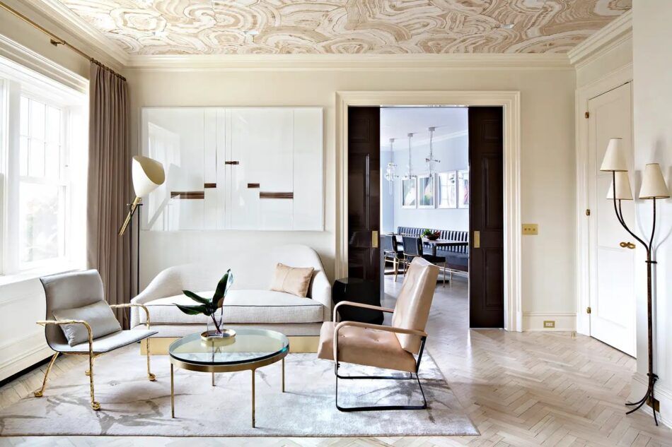 Manhattan penthouse living room by Rafael de Cárdenas