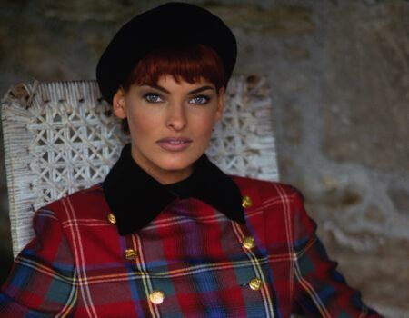 Linda Evangelista in Ralph Lauren