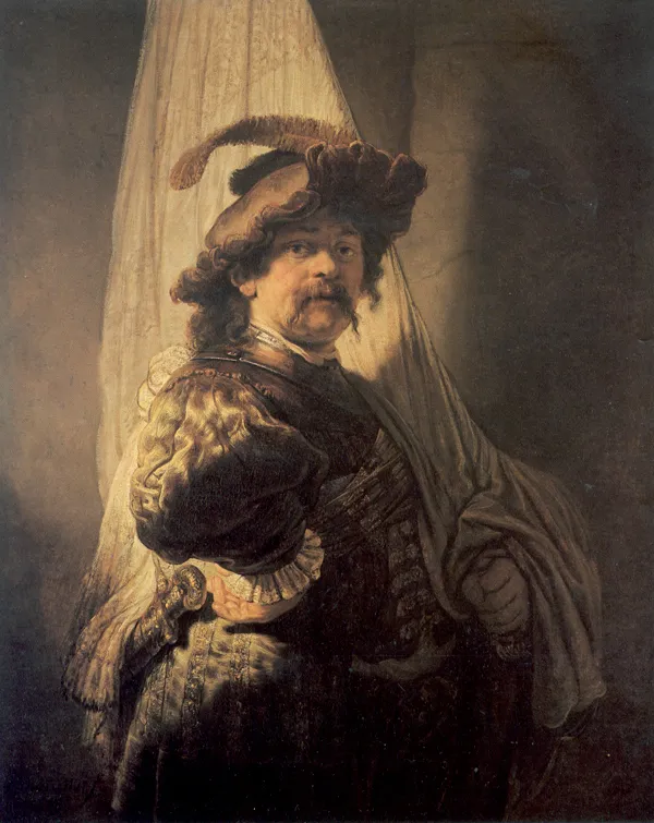 The Standard Bearer, 1636, by Rembrandt van Rijn