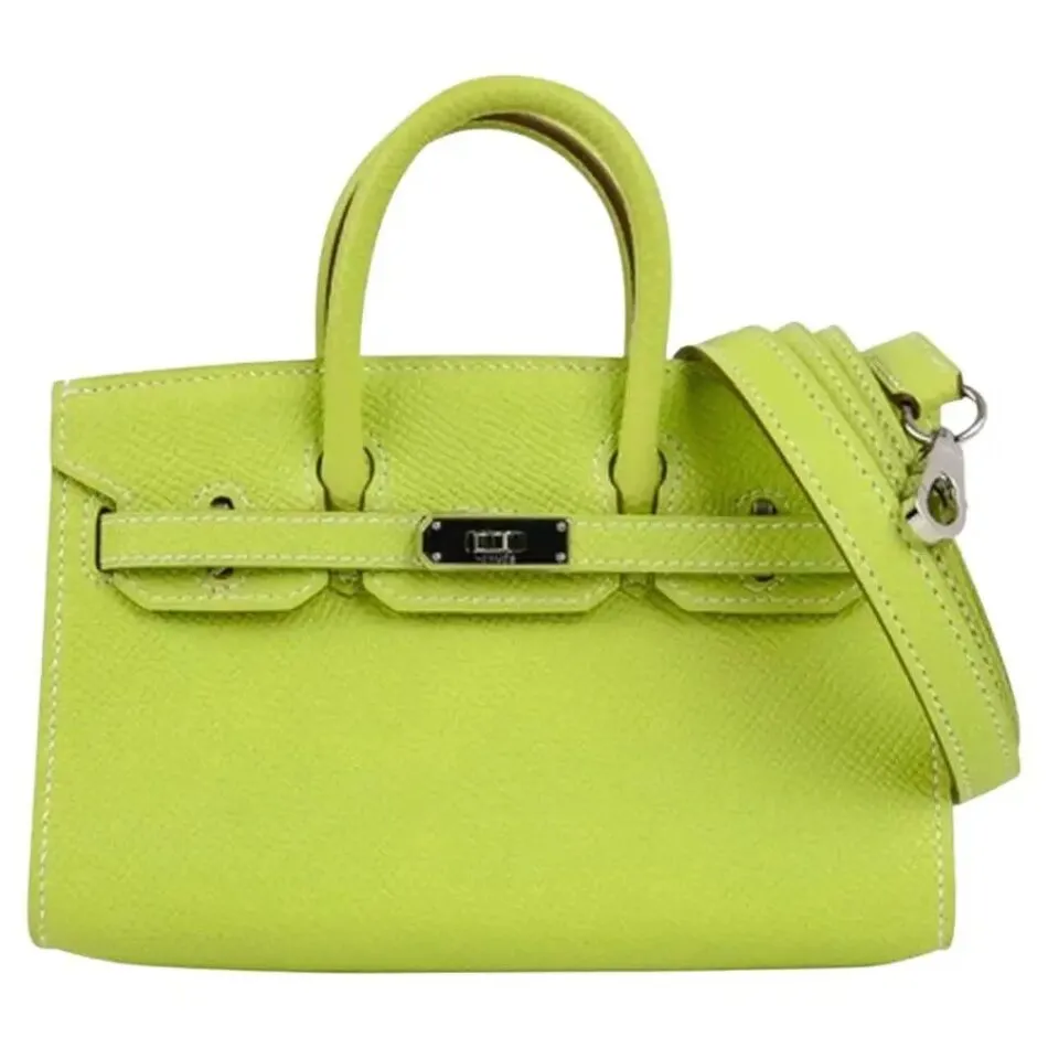 Hermès green Micro Birkin handbag, 21st century