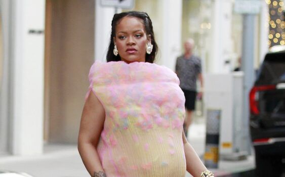 Rihanna in Issey Miyake